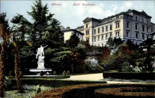 Ak Opatija Abbazia Kroatien, Abbazia, Hotel Stephanie