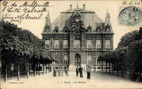 Ak Rueil Hauts-de-Seine, Rathaus