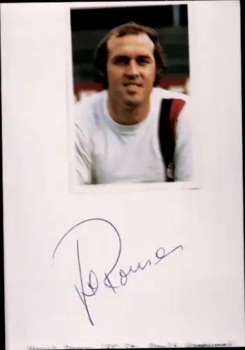 Autogrammkarte Fußballer FC St. Pauli, Autogramm