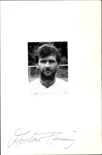 Autogrammkarte Fußballer Andrew Pfennig, FC St. Pauli, Autogramm, Zeitungsartikel