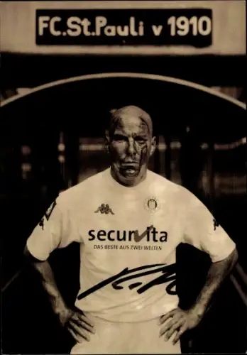 Autogrammkarte Fußballer Marcel Rath, FC St. Pauli, Autogramm