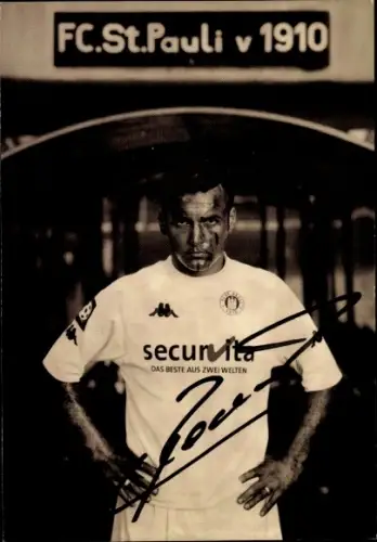 Autogrammkarte Fußballer Catalin Rocanel, FC St. Pauli, Autogramm
