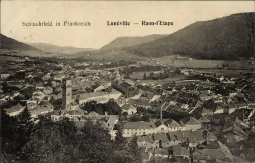 Ak Lunéville Raon l'Étape Lothringen Vosges, Schlachtfeld 1. WK