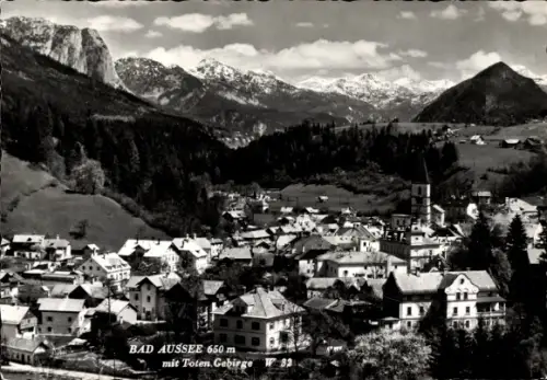 Ak Bad Aussee Steiermark,  650 m, mit Toten Gebirge