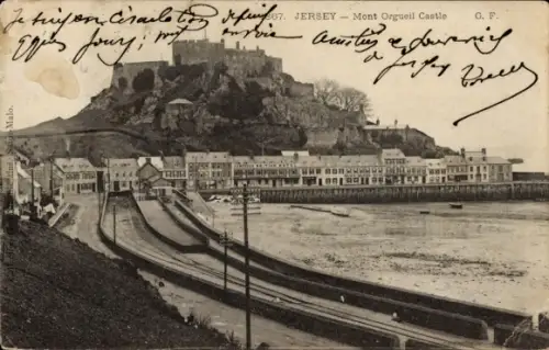 Ak Gorey Jersey Kanalinseln, Mont Orgueil Castle
