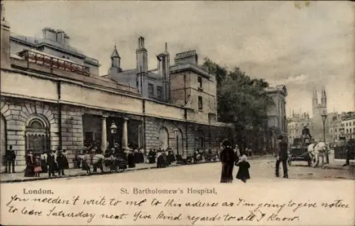 Ak London City England, St. Bartholomew's Hospital