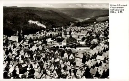 Ak Freudenstadt im Schwarzwald,  Schwarzwald, Höhenluftkurort, 750 m ü. M.