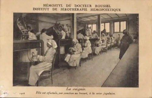CPA Paris, Hémostyl du Dr Roussel, La saignée