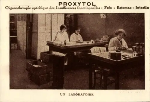 Ak Paris IX. Arrondissement Opéra, Proxytol, Un Laboratoire, Medikamentenlabor