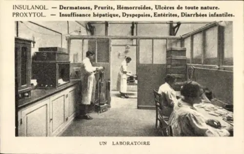 CPA Paris, Fialip Pharmacien, Insulanol, Proxytol, Un Laboratoire