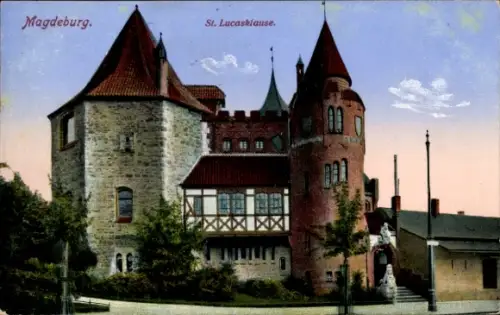 Ak Magdeburg an der Elbe,  St. Lucasklause