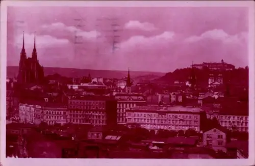 Ak Brno Brünn Südmähren, Gesamtansicht