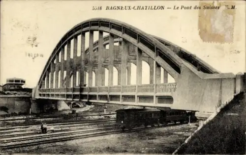 CPA Bagneux Châtillon Hauts de Seine, Le Pont des Suisses