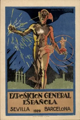 Künstler Ak Sevilla Andalusien, Exposición General Española 1929