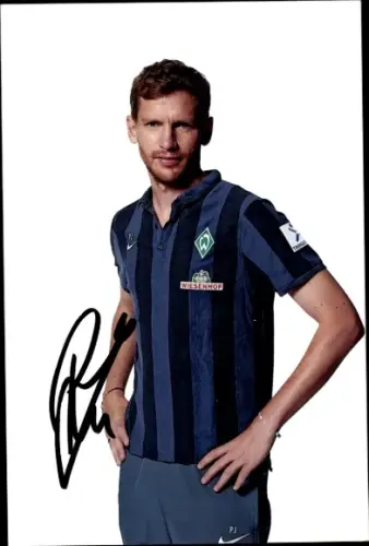 Foto Co Trainer Peer Jaekel, Werder Bremen, Autogramm