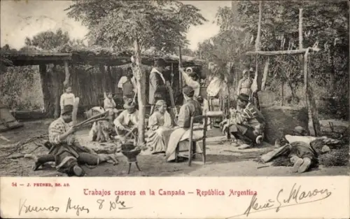 Ak Argentinien, Trabajos caseros en la Campana