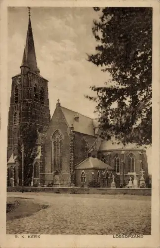 Ak Loon op Zand Nordbrabant , R. K. Kerk, Loon op Zand