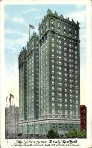 Ak New York City USA, Vanderbilt Hotel