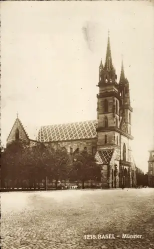 Ak Basel Stadt Schweiz, Münster