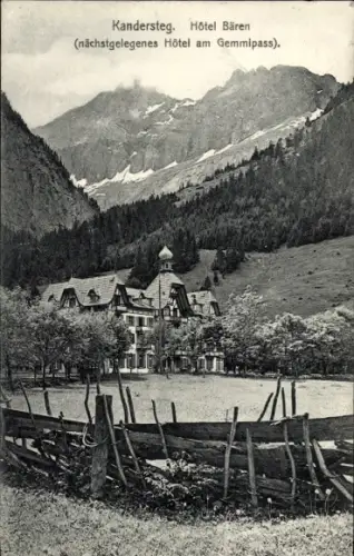 Ak Kandersteg Kanton Bern, Hotel Bären