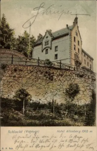 Ak Col de la Schlucht Vosges, Hotel Altenberg