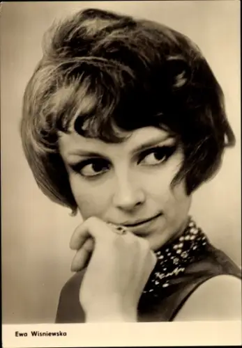 Ak Schauspielerin Ewa Wiśniewska, Portrait