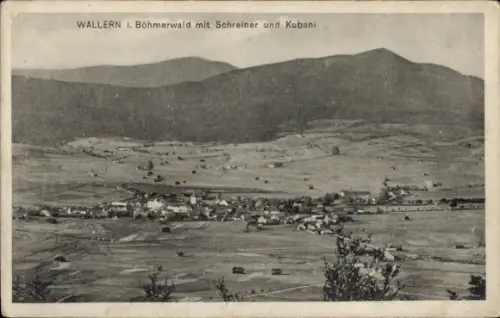 Ak Volary Wallern Südböhmen, Panorama mit Schreiner und Kubani