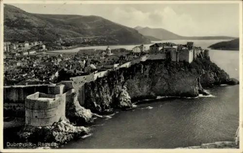 Ak Ragusa Dubrovnik Kroatien, Gesamtansicht