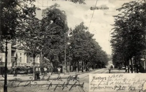 Ak Hamburg Hohenfelde, Güntherstraße