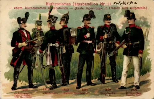 Ak Kurhessisches Jägerbataillon Nr. 11, Jägertruppe