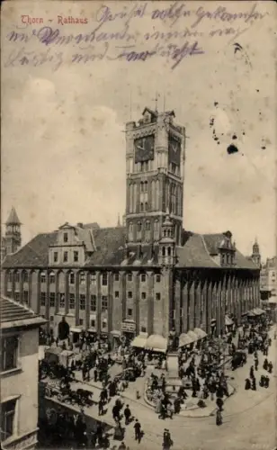 Ak Toruń Thorn Westpreußen, Rathaus