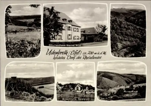 Ak Udenbreth Hellenthal in der Eifel, Schullandheim Werner Wild, Udenbreth (Eifel) ca. 700 m ü. d