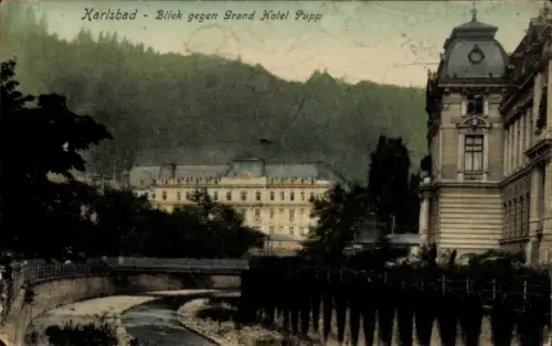 Ak Karlovy Vary Karlsbad Stadt, Grand Hotel Pupp