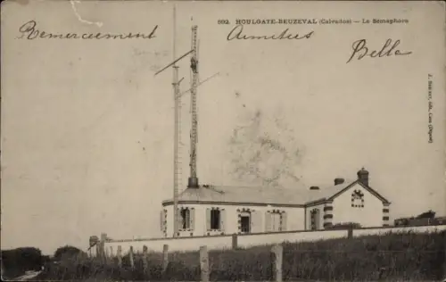 Ak Beuzeval Houlgate Calvados, Semaphore