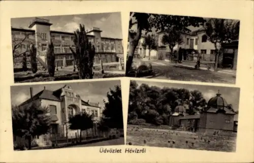 Ak Hévíz Ungarn, Üdvözlet Hévízről