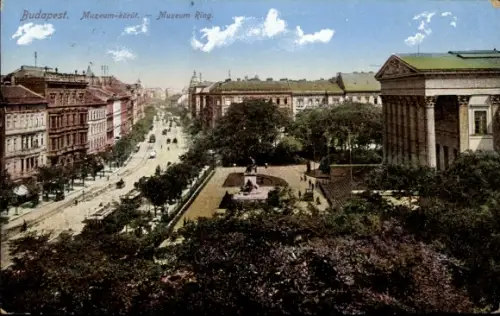 Ak Jozsefvaros Budapest Ungarn, Budapest, Muzeum-körút, Museum Ring