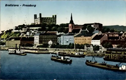 Ak Podhradie Schlossgrund Bratislava Slowakei,  Pressburg, Bratislavaer Burg, St.-Martins-Dom, Do