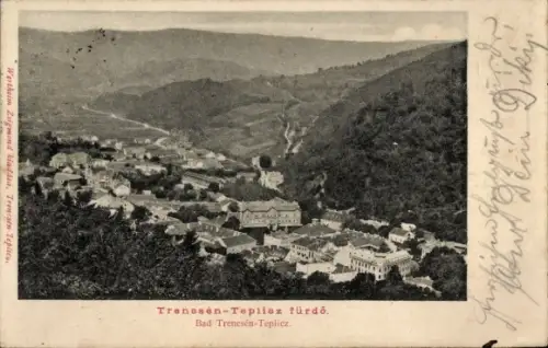 Ak Trenčianske Teplice Trencsénteplic Trentschin Teplitz Slowakei, Gesamtansicht