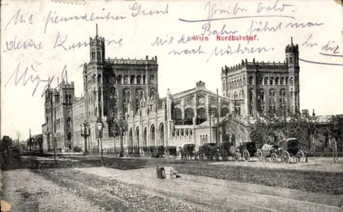 Ak Wien 2 Leopoldstadt, Nordbahnhof