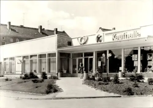 Ak Weida in Thüringen, Konsum Kaufhalle