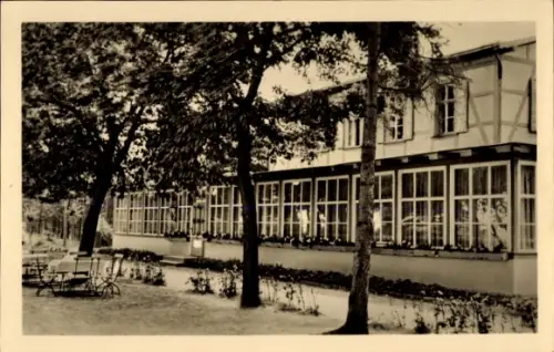 Ak Ostseebad Zempin auf Usedom, Feriendienst der Gewerkschaften, Heim Frieden