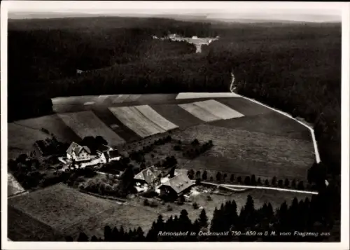 Ak Oedenwald Ödenwald Loßburg im Schwarzwald, Fliegeraufnahme Adrionshof
