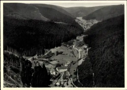 Ak Wittichen Schenkenzell im Schwarzwald, Kloster, Fliegeraufnahme