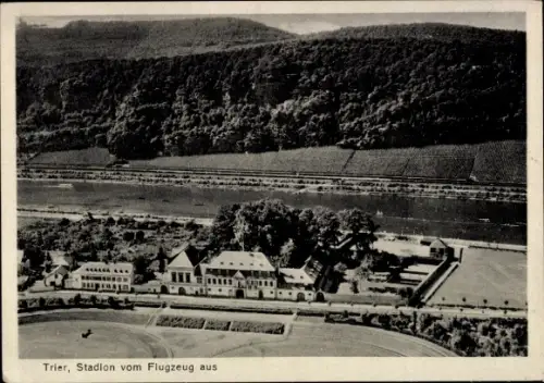 Ak Trier an der Mosel,  Stadion, Mosel