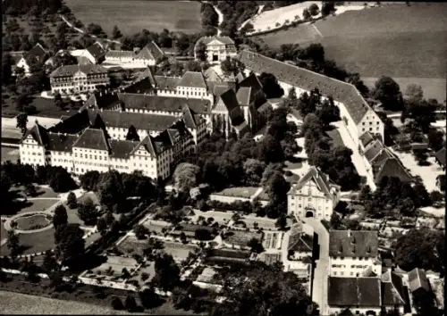 Ak Salem im Bodenseekreis Baden, Kloster Salem,  Klosterkirche, Schlossanlage