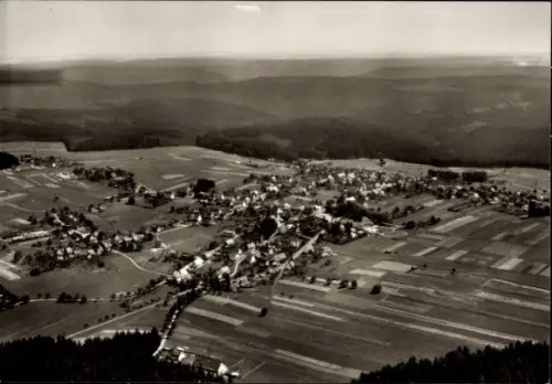 Ak Dobel im Schwarzwald, Luftaufnahme