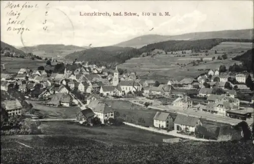 Ak Lenzkirch im Schwarzwald, Gesamtansicht