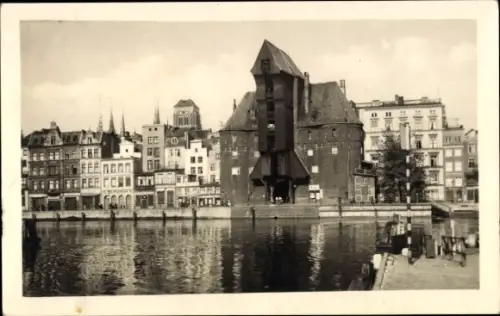 Ak Gdańsk Danzig, Langebrücke