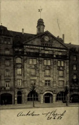 Ak Pforzheim im Schwarzwald, Ketterers Schlosskeller