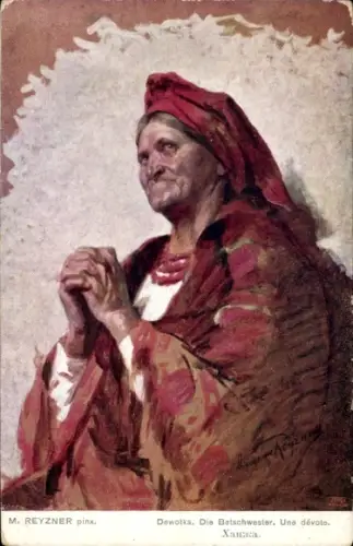 Künstler Ak Reyzner, M., Betschwester